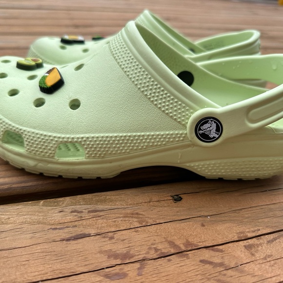 Light green Crocs w/ avocado and margarita jibbitz! - Picture 7 of 8
